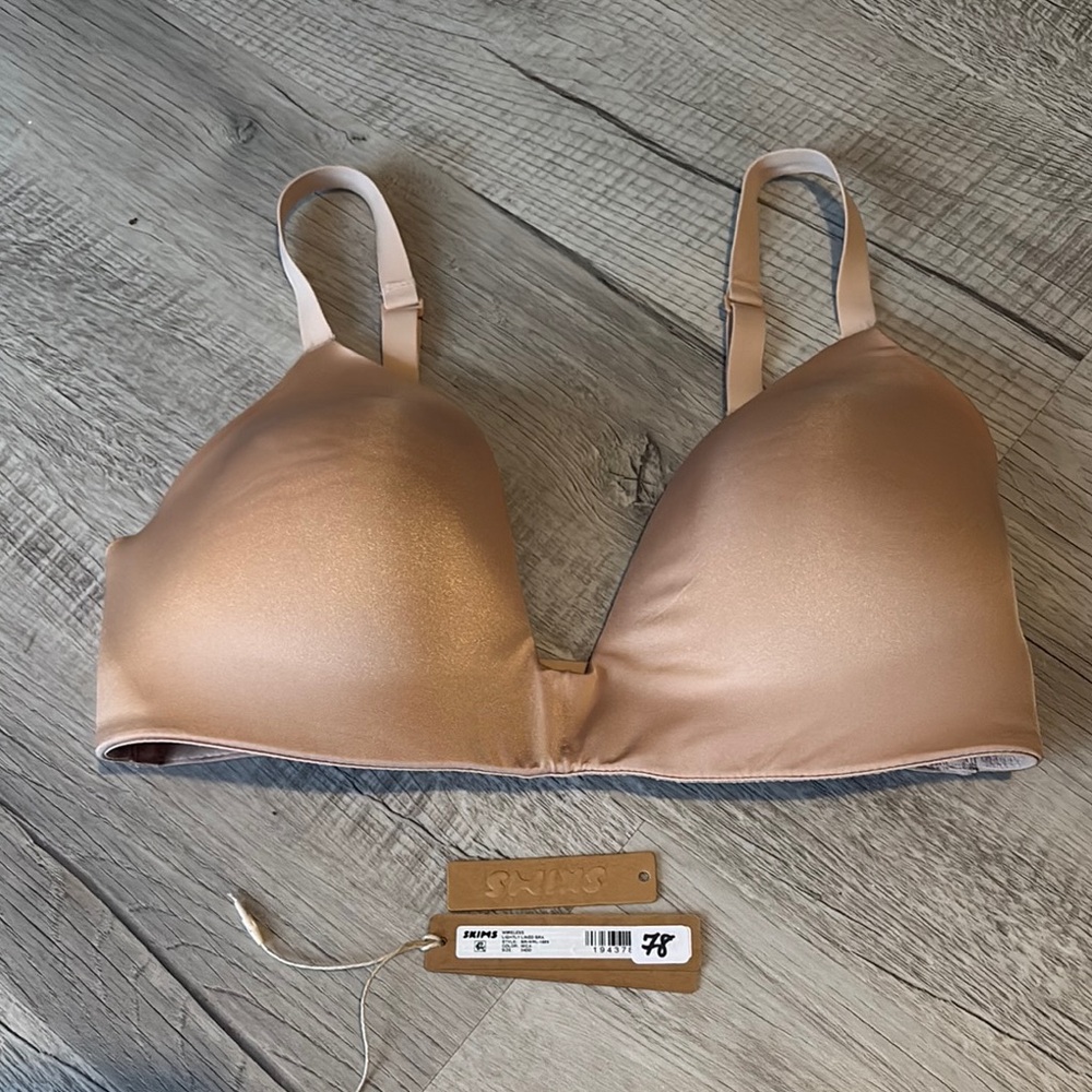 SKIMS Tan Seamless Bra Intimates & Sleepwear